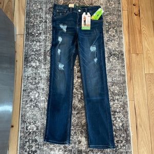 Levi boy jeans size 14 adjustable waist